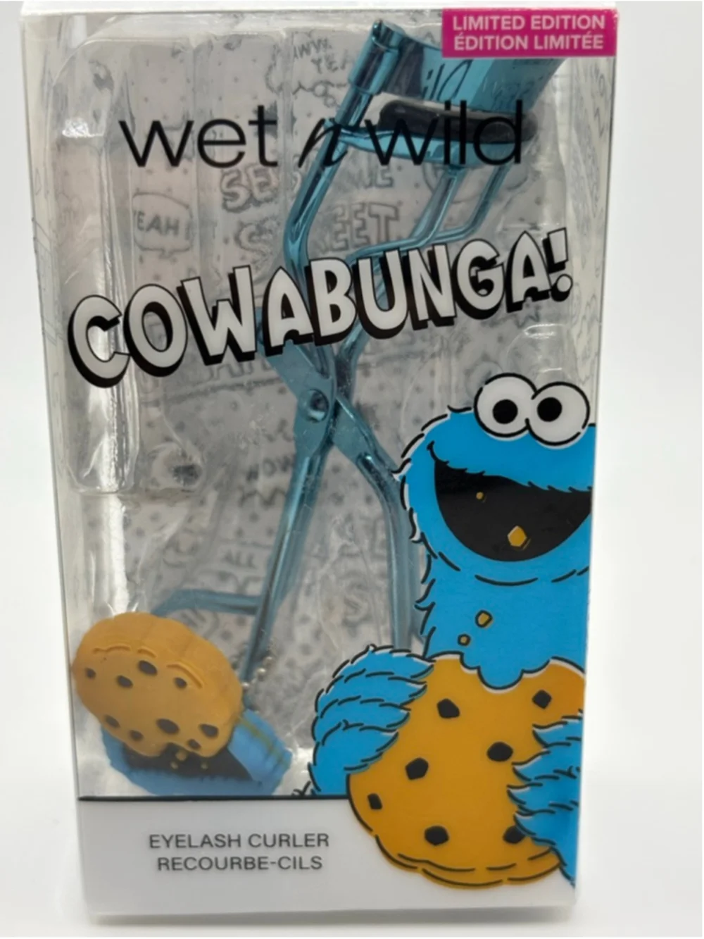 Wet n Wild Sesame Street Cowabunga Eyelash Curler Cookie Monster Limited Edition